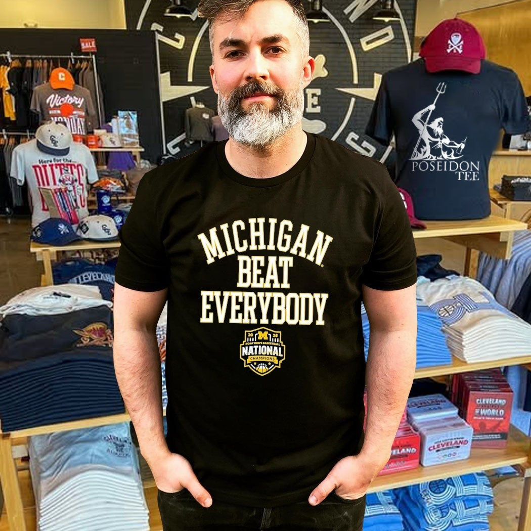 Michigan Wolverines 2026 NCAA Men’s Basketball National Champions Beat Everybody T-shirt