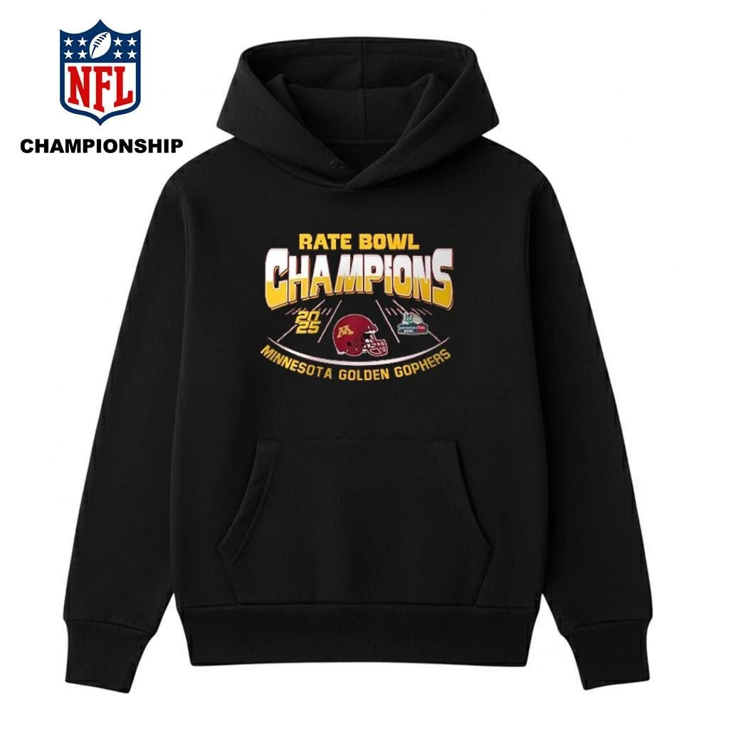 Minnesota Football NCAA Rate Bowl Champions 2025 Shirt