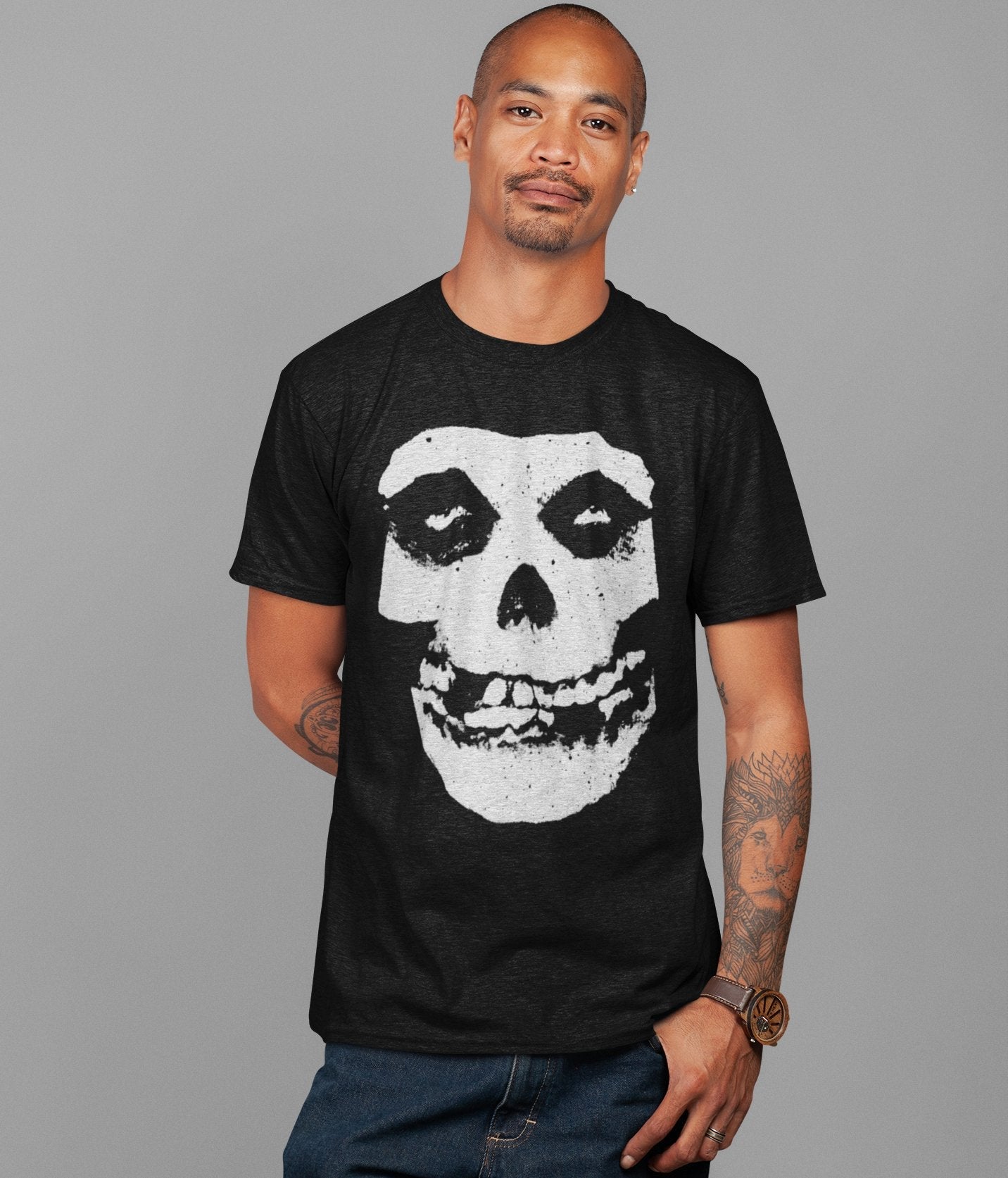 Misfits Vintage 2001 Crimson Ghost Jumbo Print T-shirt Style001