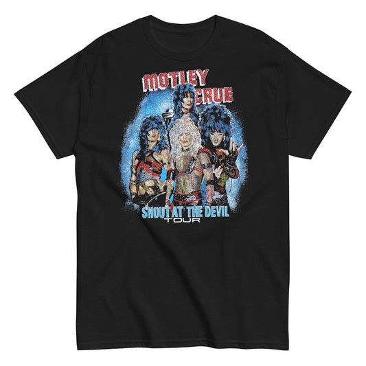 Motley Crue - Shout Tour T-Shirt Style001