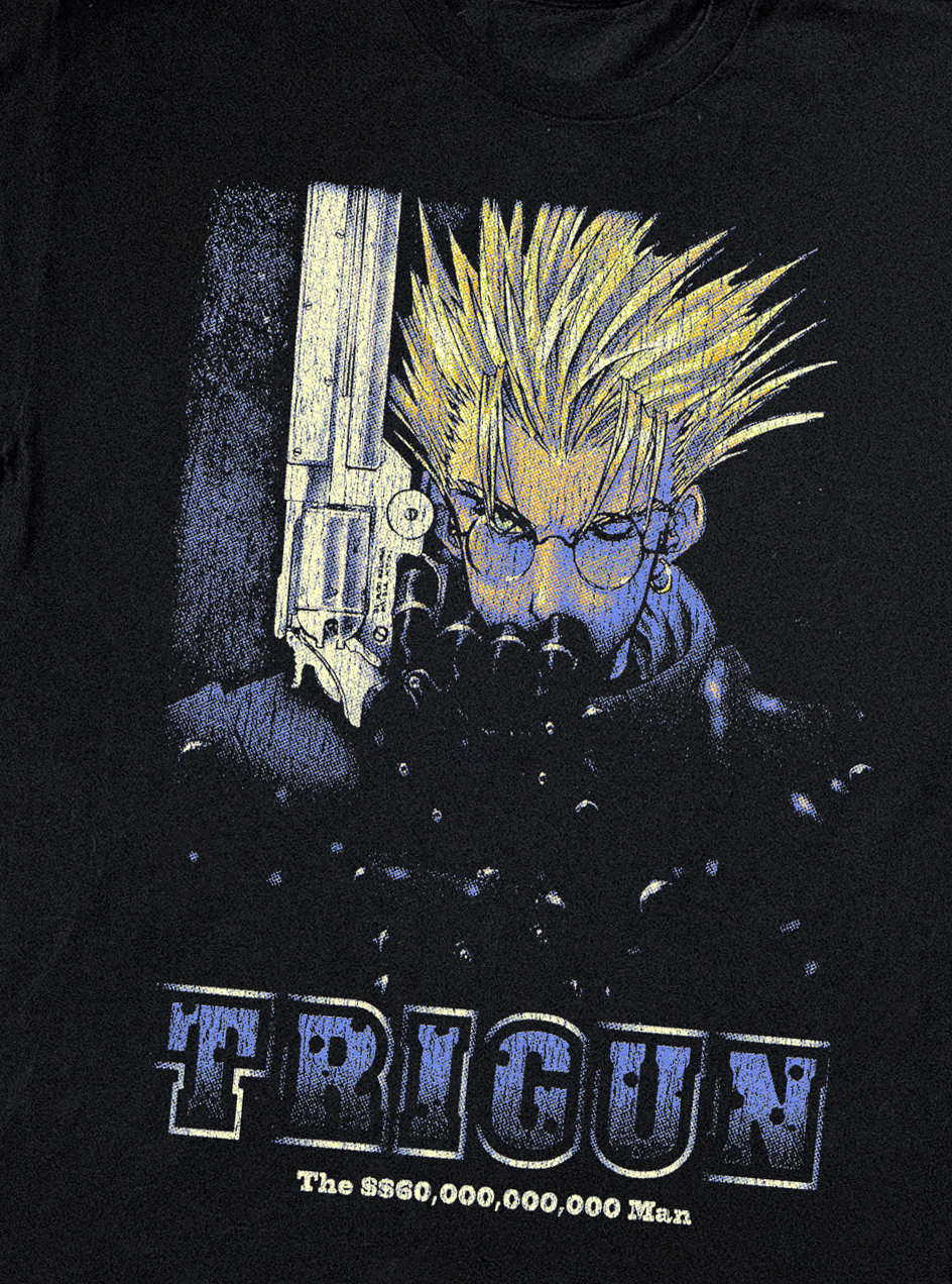 '98 TRIGUN BLACK T-SHIRT