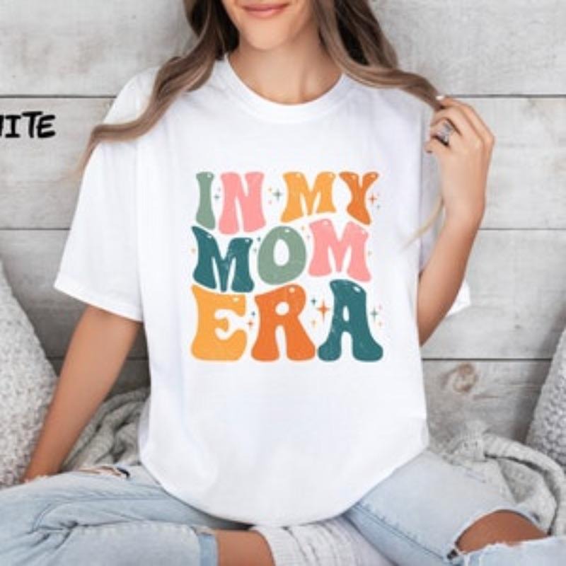 my Mom Era Shirt, Retro Mom Clothes, Mom's Birthday T-Shirt, New Mom & Pregnancy Outfit, Women's Funny Concert T-Shirt...
