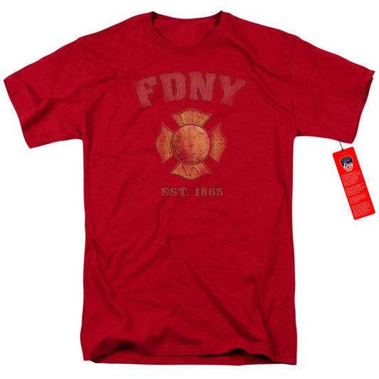 New York City FDNY Vintage Badge T-Shirt Style001