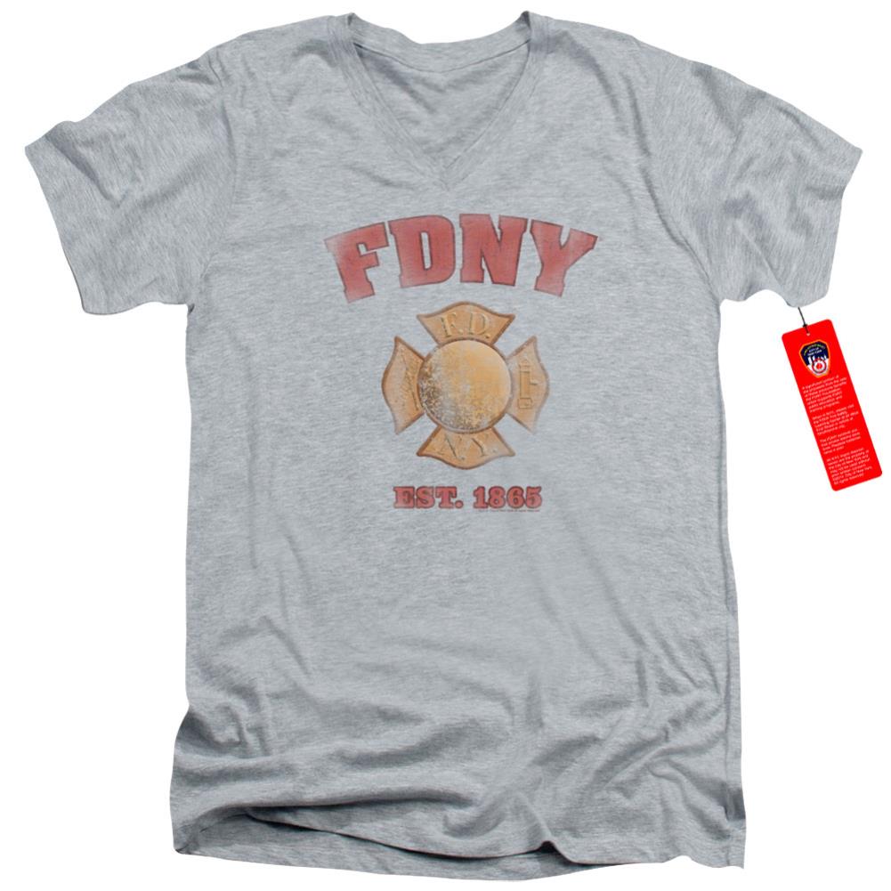 New York City FDNY Vintage Badge T-Shirt