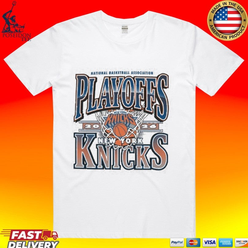 New York Knicks ’47 Brand Knicks Playoffs 2026 Franklin T-shirt