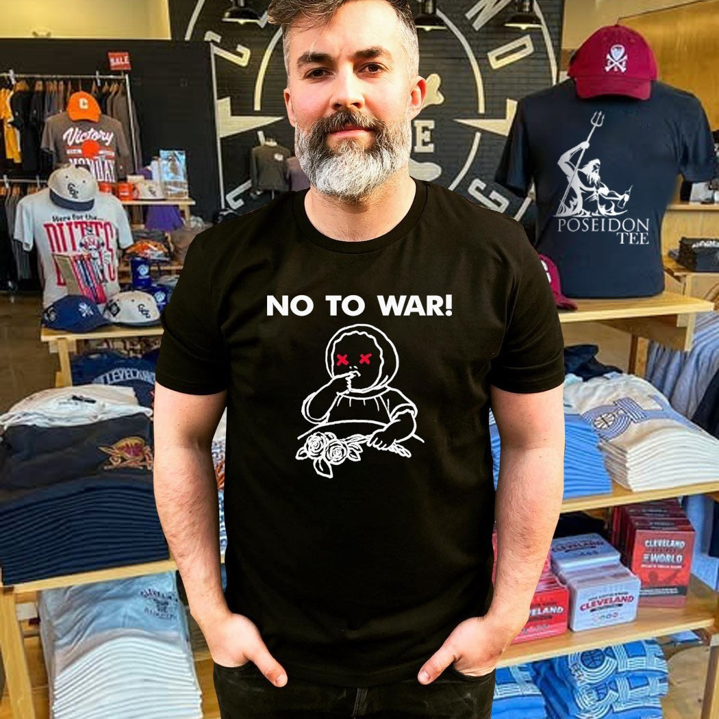 No To War Jon King T-shirt