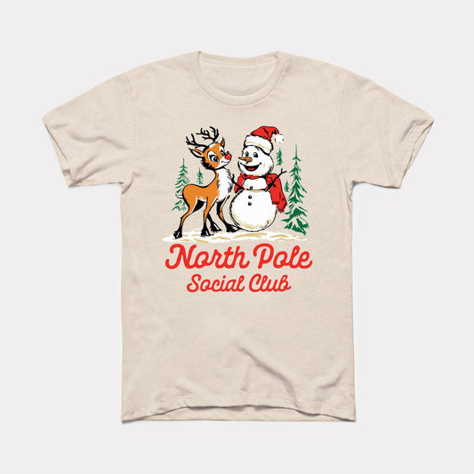 North Pole Social Club - Adult Unisex Tee