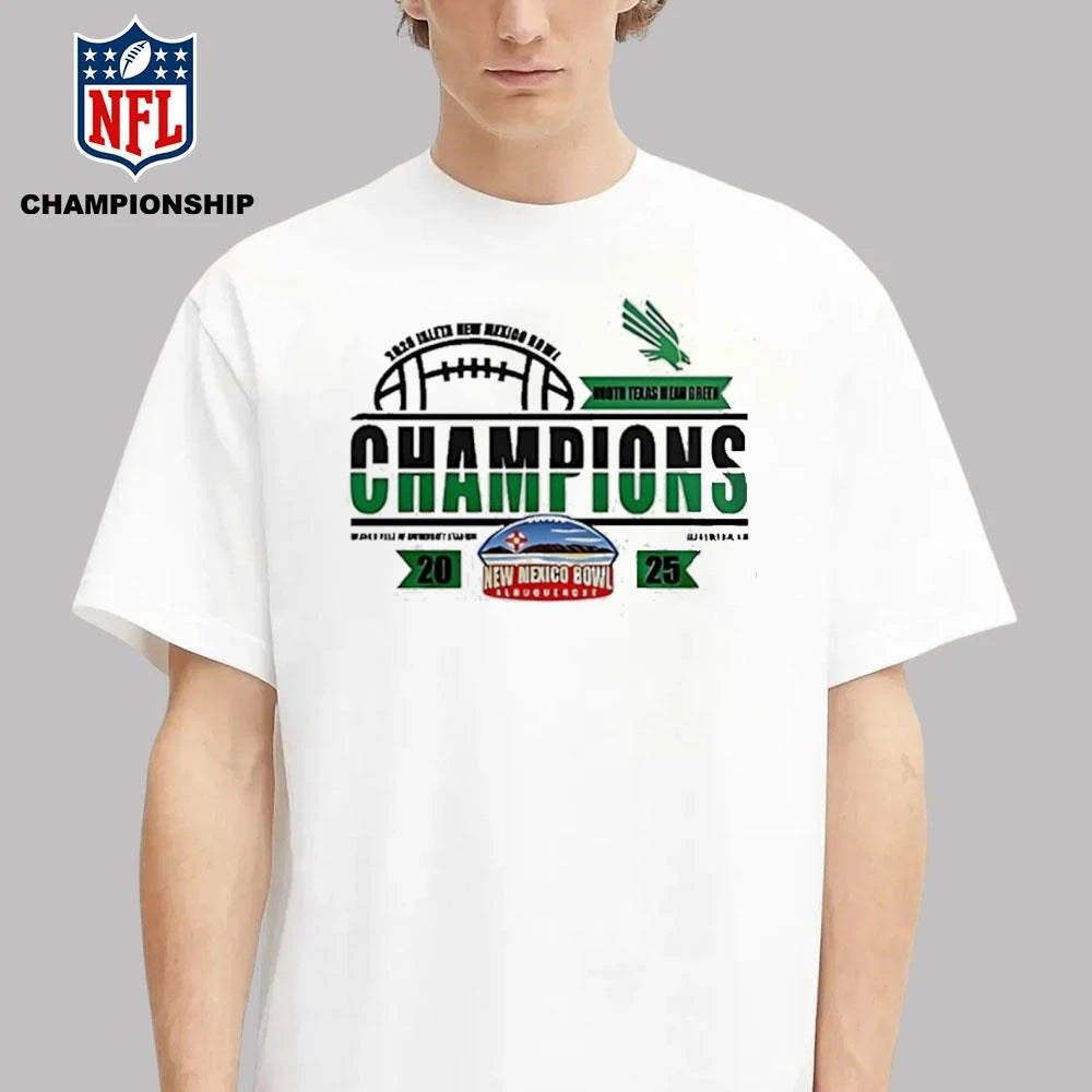 North Texas Mean Green Football Won Isleta New Mexico Bowl Champions 2025 Shirt