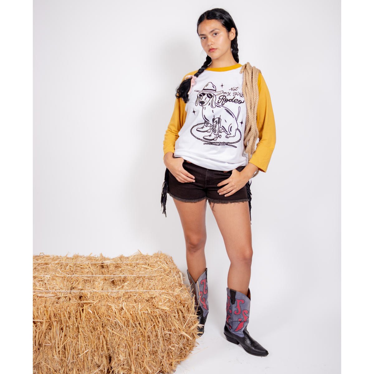 not my first rodeo unisex baseball tee