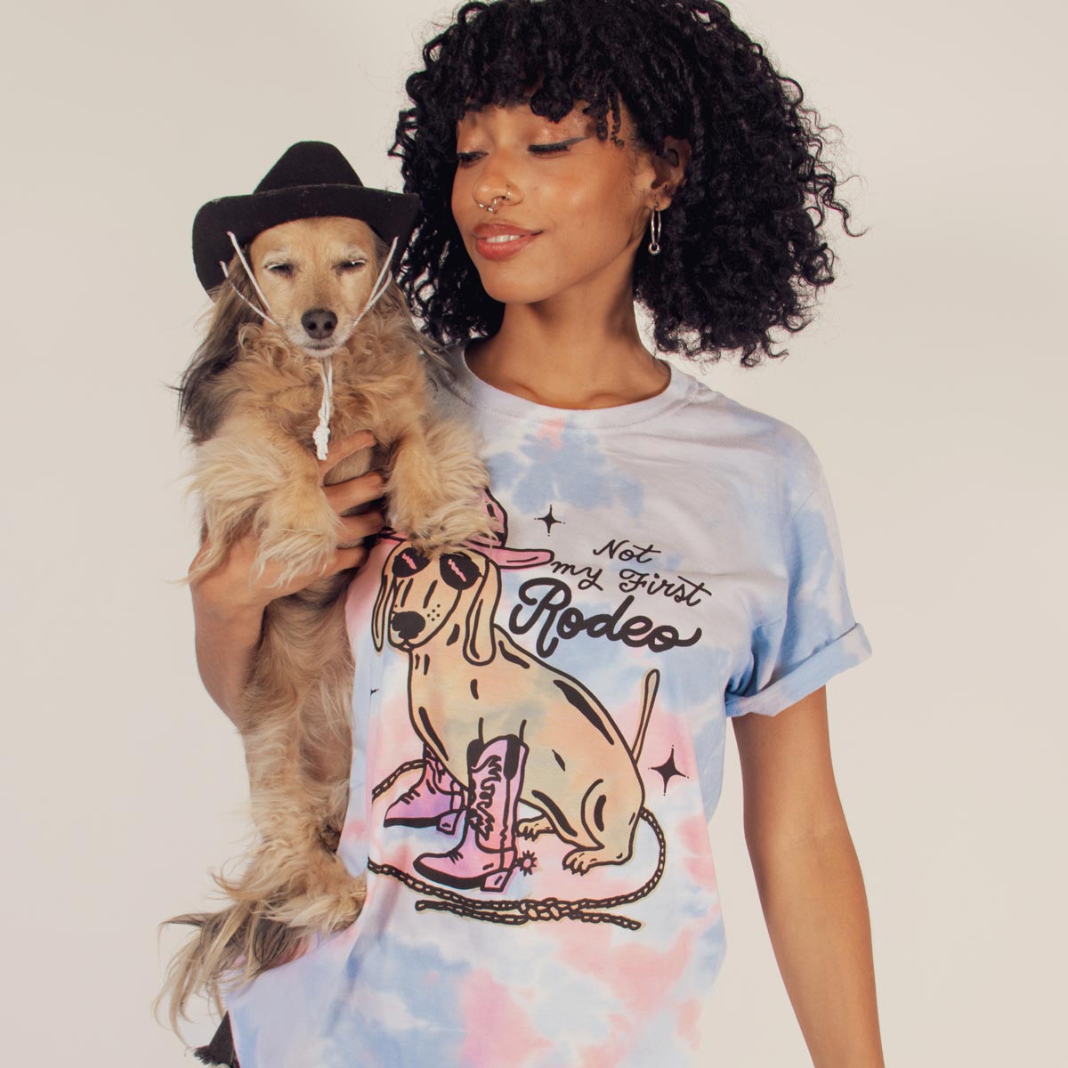 not my first rodeo unisex tie-dye tee | rodeo splash