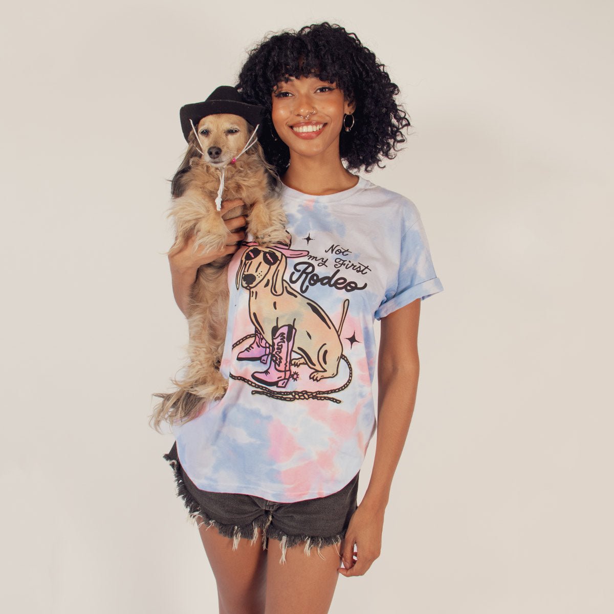 not my first rodeo unisex tie-dye tee | rodeo splash