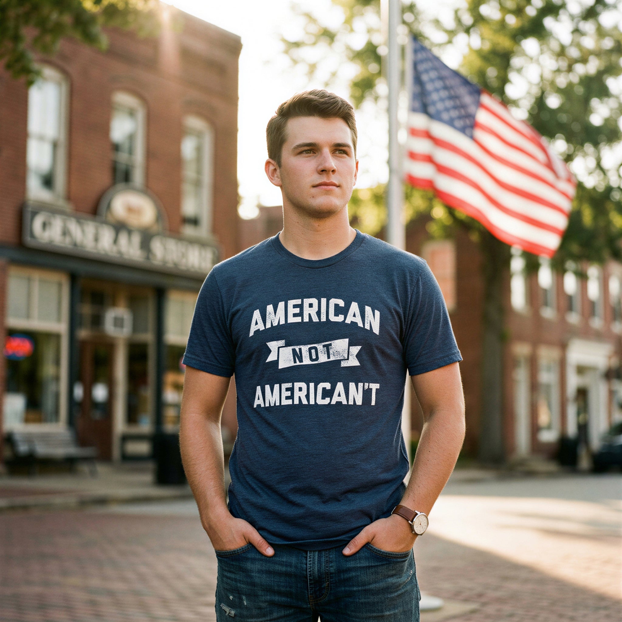 American Not Americant Men's T Shirt