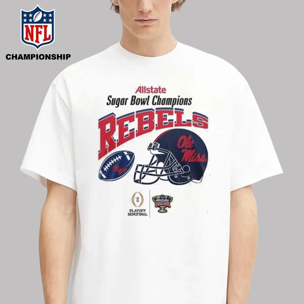 Ole Miss Undefeated Sugar Bowl Champions 2026 Shirt