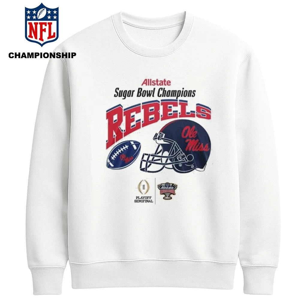 Ole Miss Undefeated Sugar Bowl Champions 2026 Shirt