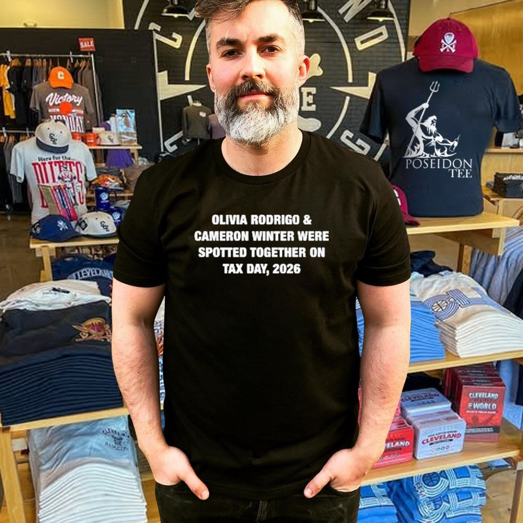 Olivia Rodrigo & Cameron Winter Were Spotted Together On Tax Day 2026 T-shirt