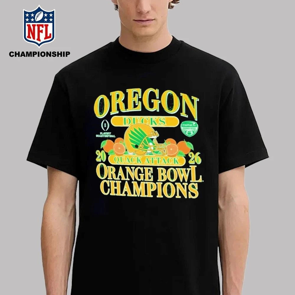 Oregon Capital One Orange Bowl Champions 2026 Shirt
