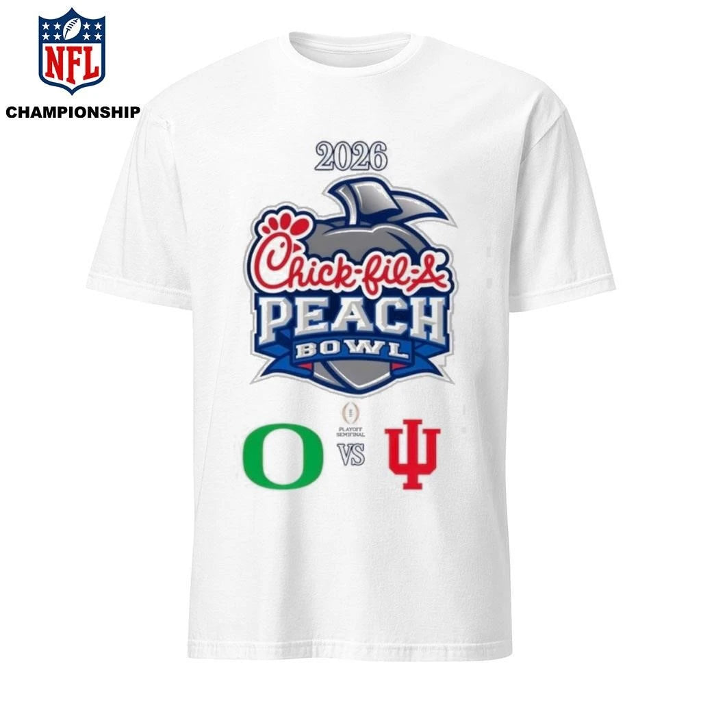 Oregon vs. Indiana 2026 Chick-fil-A Peach Bowl Shirt