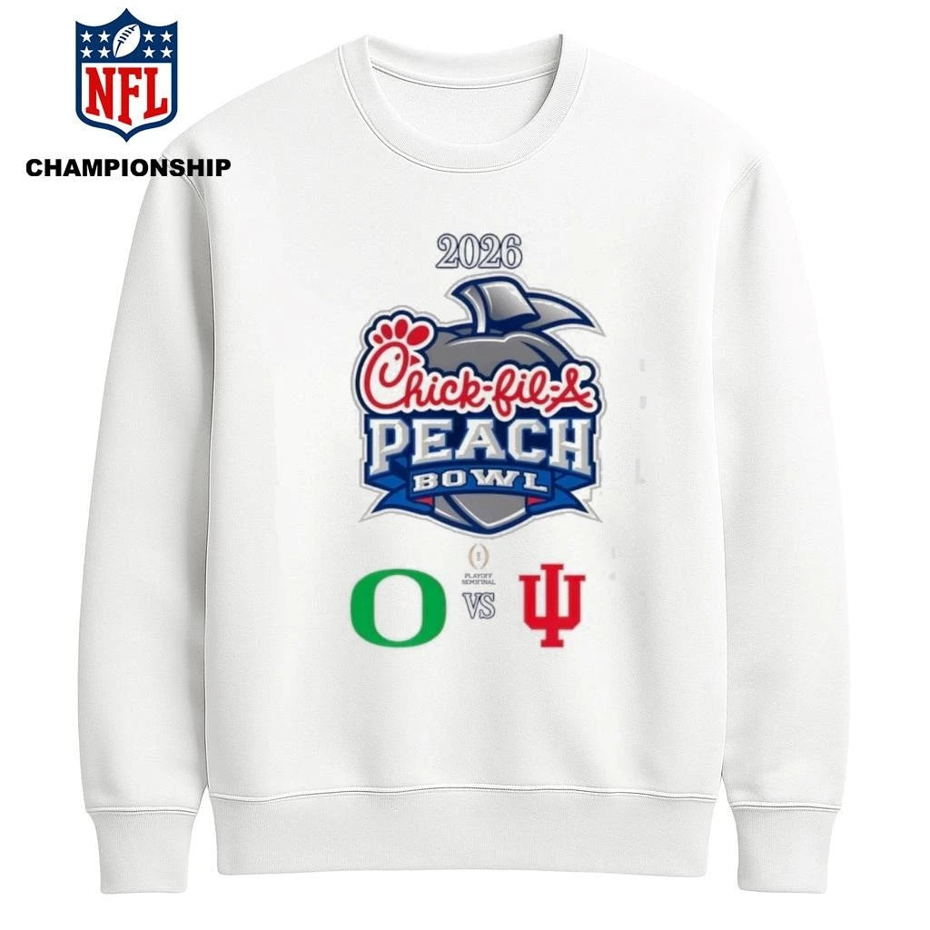 Oregon vs. Indiana 2026 Chick-fil-A Peach Bowl Shirt