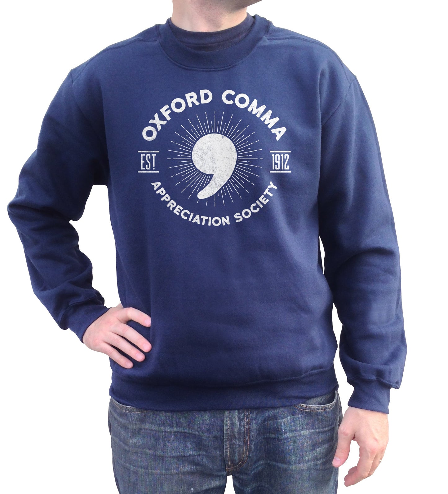 Unisex Oxford Comma Appreciation Society Sweatshirt