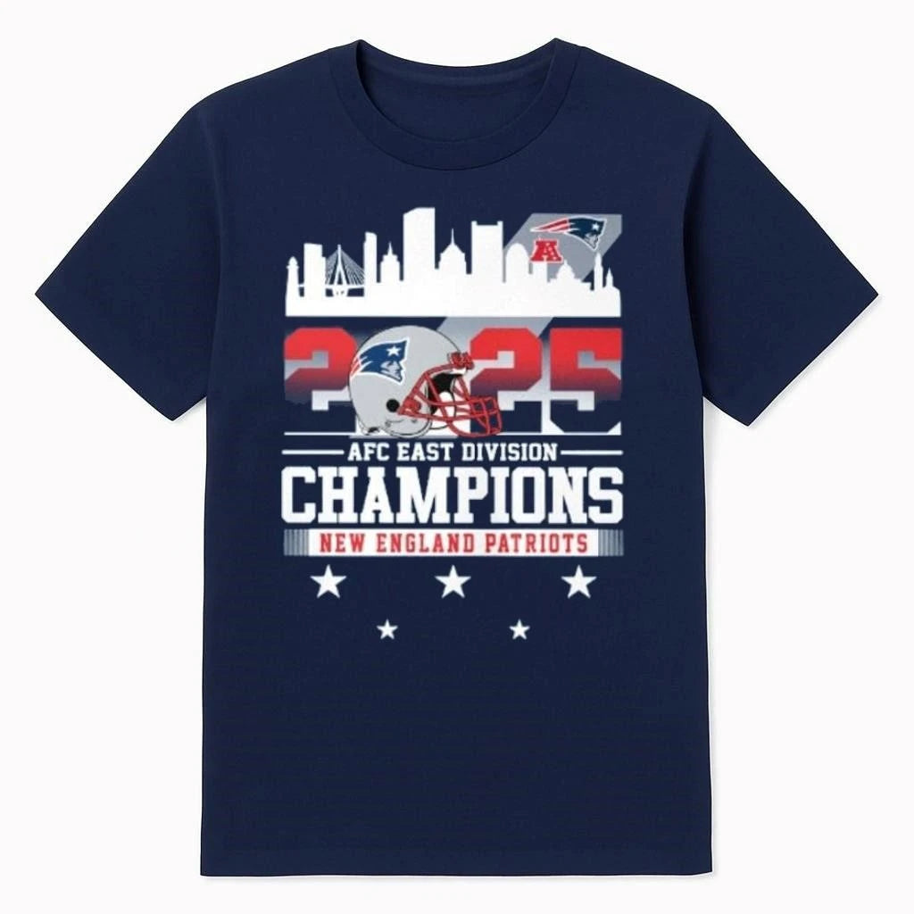 Patriots 2025 AFC East Division Champions Shirt
