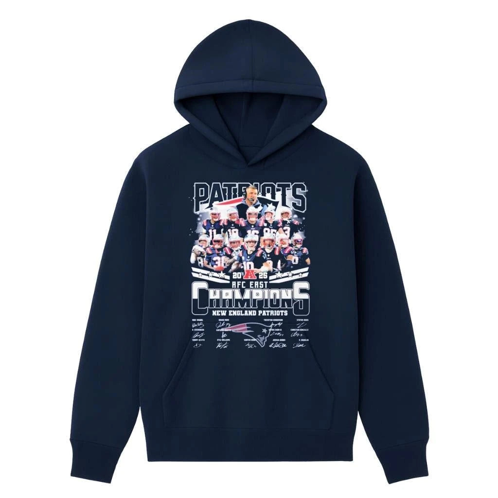 Patriots 2025 AFC East Division Champions Signature Shirt
