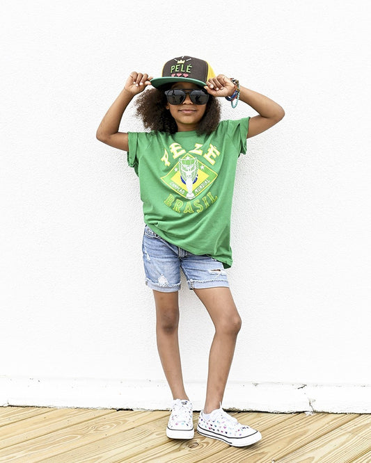 PelÃ© Brasil Green Kid's Tee