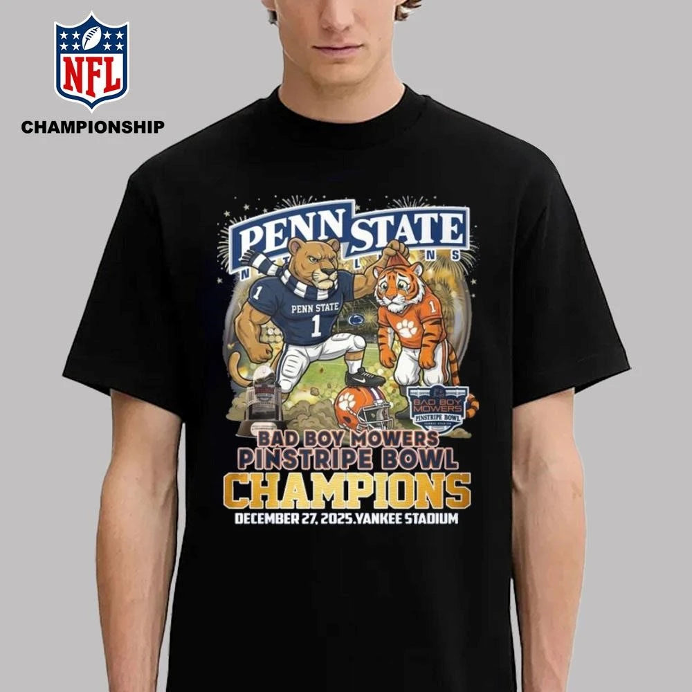 Penn State Football Pinstripe Bowl Champions Shirt