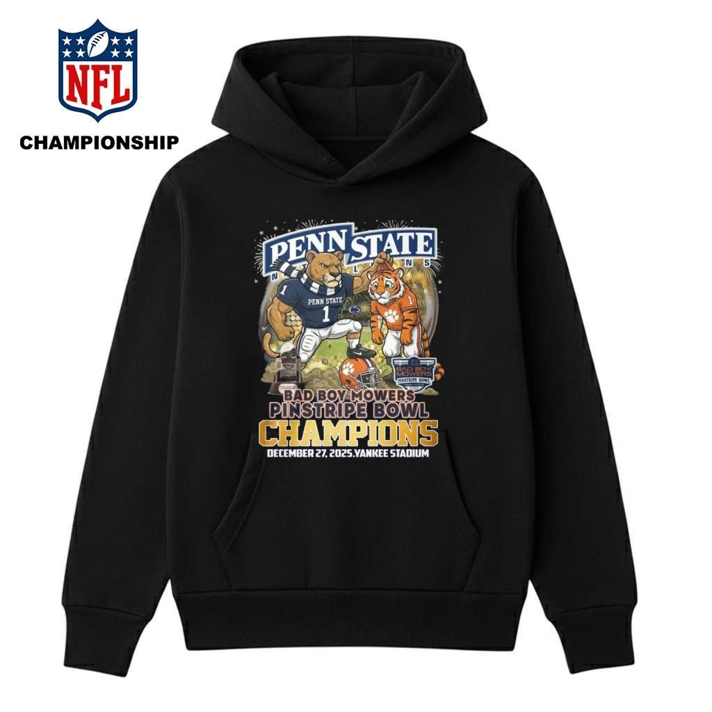 Penn State Football Pinstripe Bowl Champions Shirt