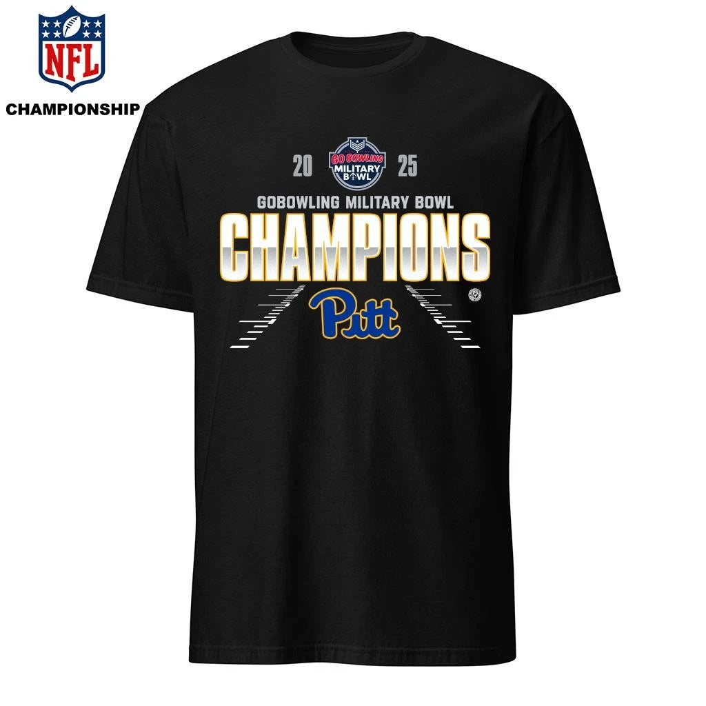 Pittsburgh Panthers 2025 Military Bowl Champions Shirt