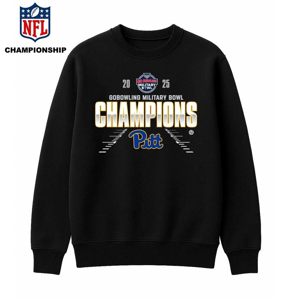 Pittsburgh Panthers 2025 Military Bowl Champions Shirt