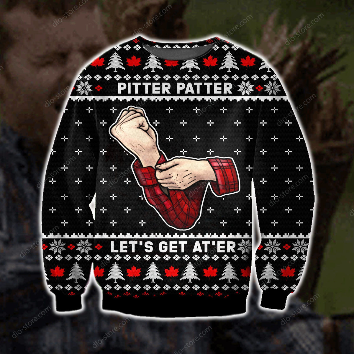 Pittter Patter Knitting Pattern 3D Print Ugly Sweater