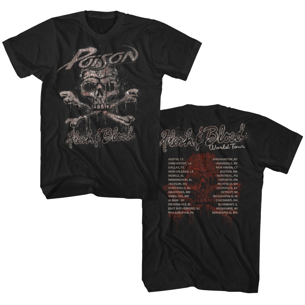 Poison Flesh & Blood World Tour T-Shirt