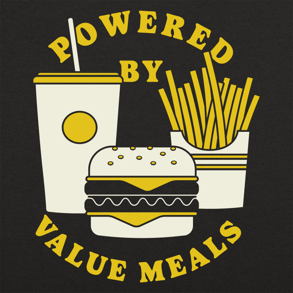 Powered By Value Meals Men's T-Shirt
