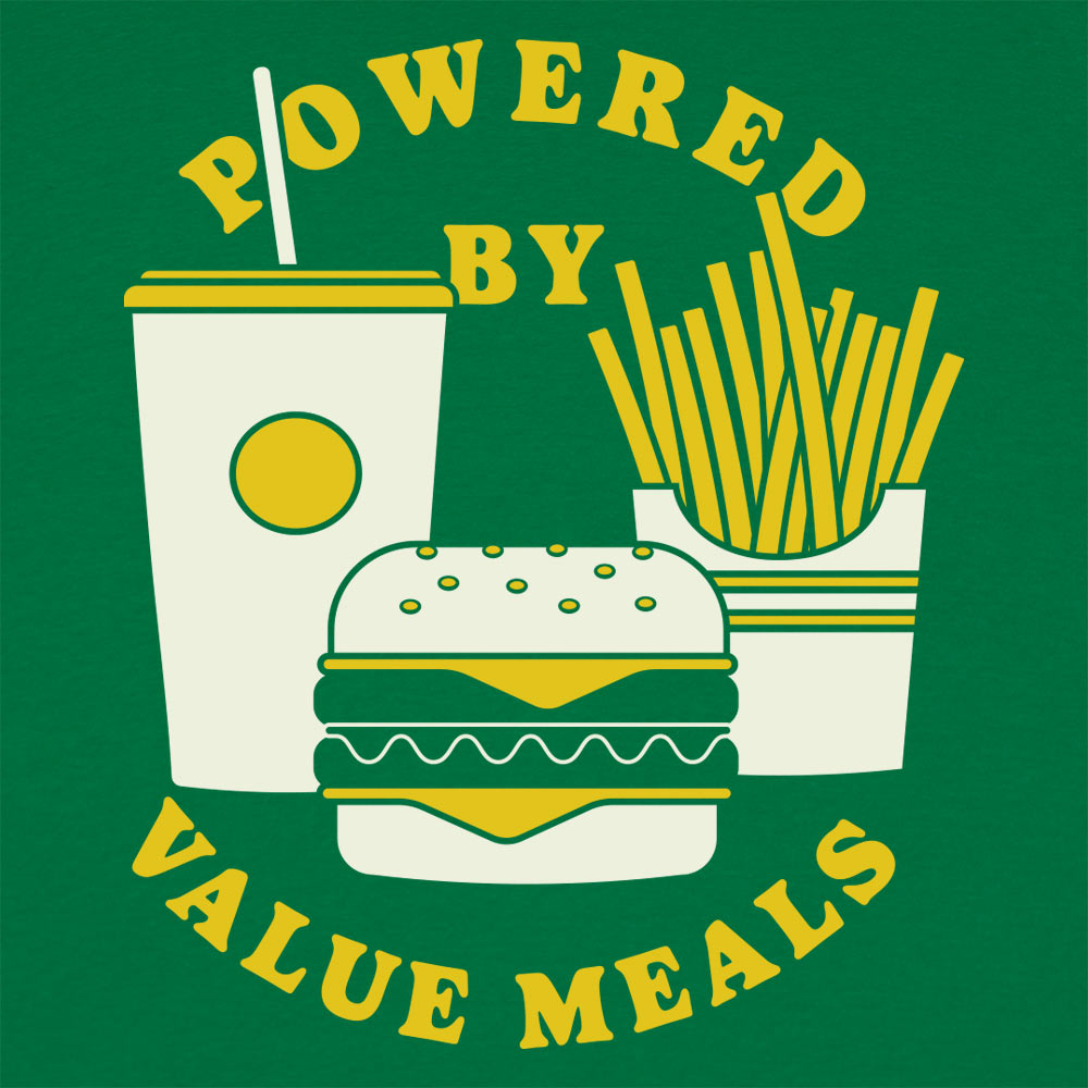 Powered By Value Meals Men's T-Shirt