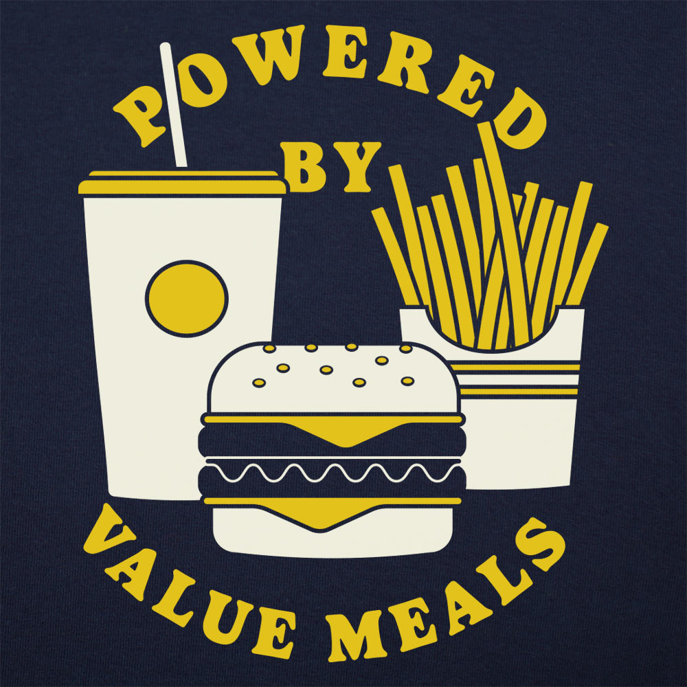 Powered By Value Meals Men's T-Shirt