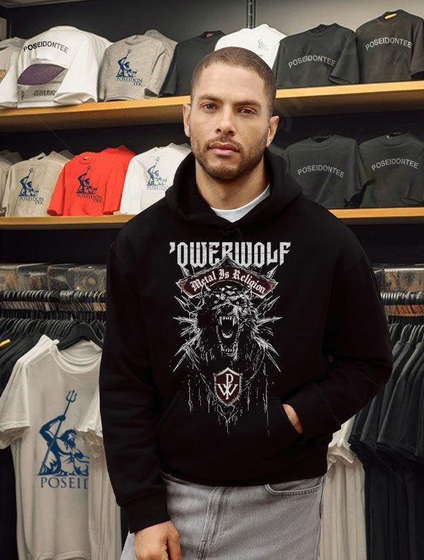Powerwolf Metal Is Religion Chaos Crest T-shirt