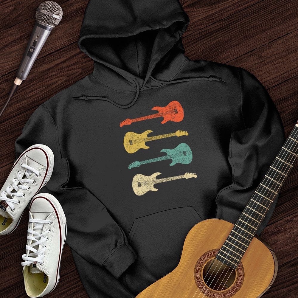 Vintage Bass Guitar Hoodie