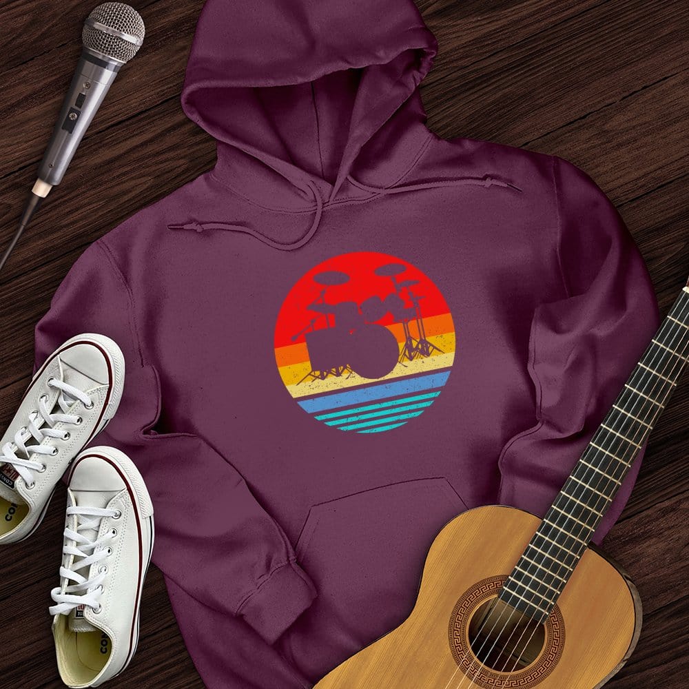 Vintage Drum Set Hoodie