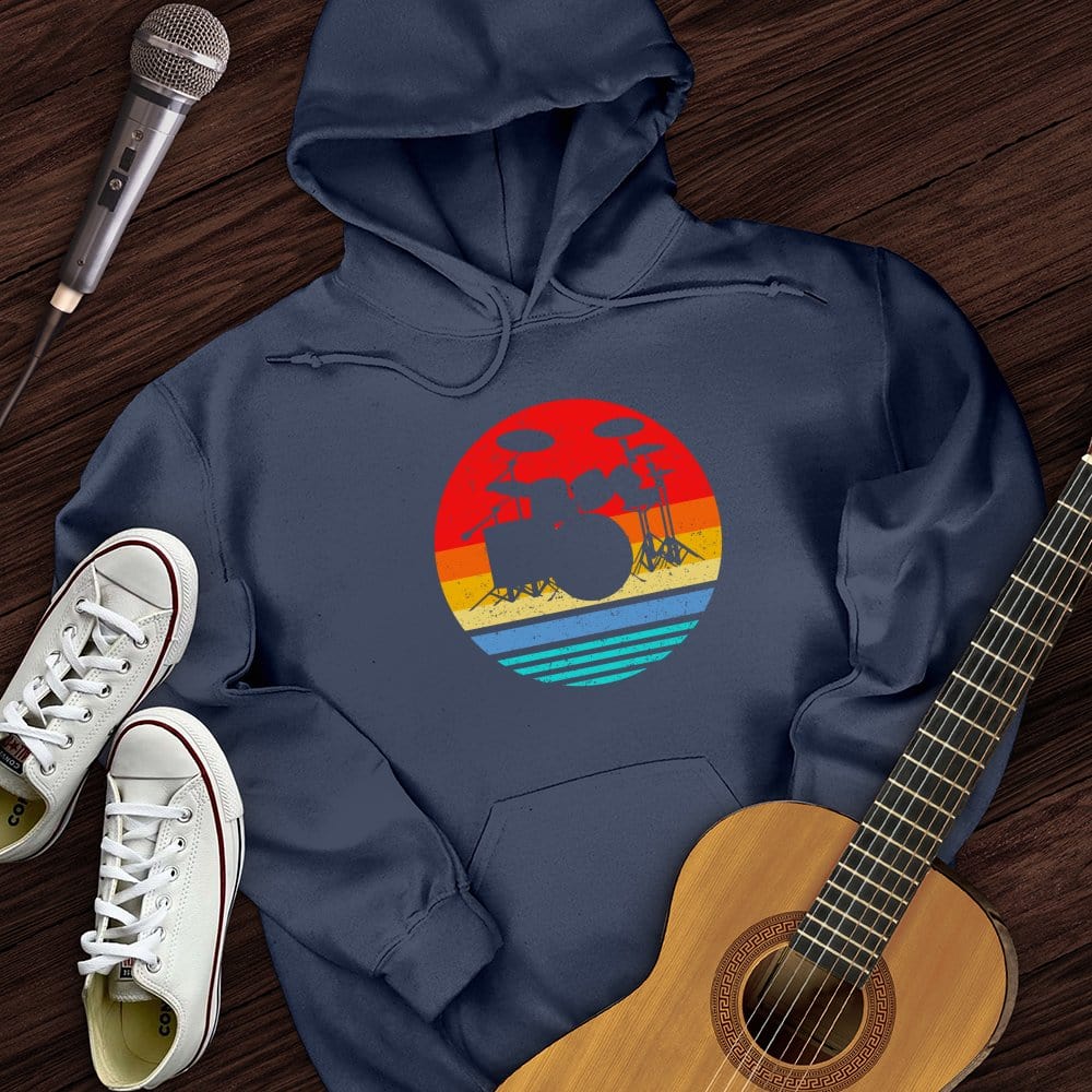 Vintage Drum Set Hoodie