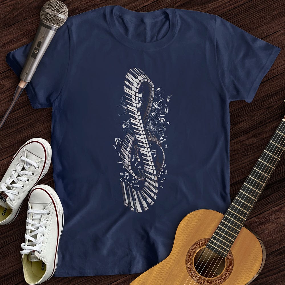 Piano Treble Clef T-Shirt