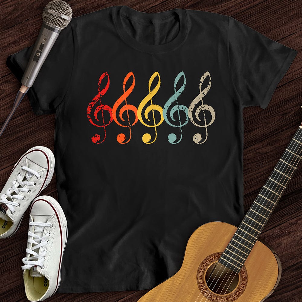 Vintage Treble Clef T-Shirt