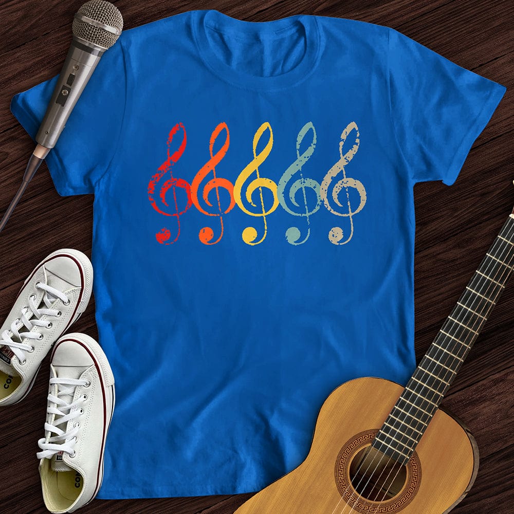 Vintage Treble Clef T-Shirt