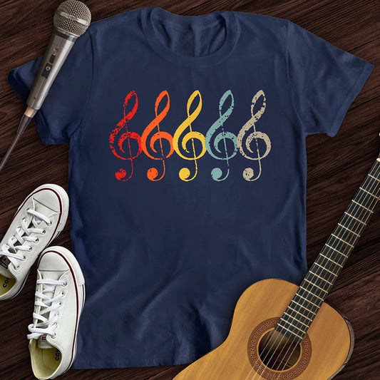 Vintage Treble Clef T-Shirt