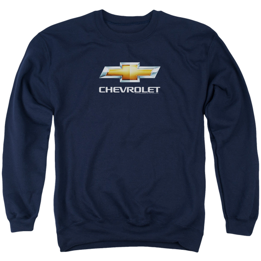 Chevrolet Chevy Bowtie Stacked - Men's Crewneck Sweatshirt Style002