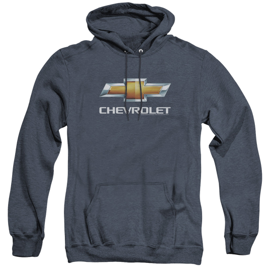 Chevrolet Chevy Bowtie Stacked - Heather Pullover Hoodie Style002