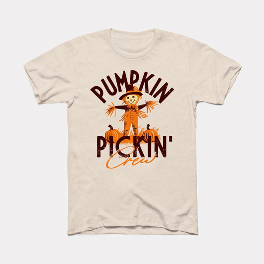 Pumpkin Pickin' Crew Adult Unisex Tee