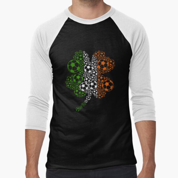 Retro Soccer Shamrock Lucky Clover Irish St Patricks Day by DanielBaxteri