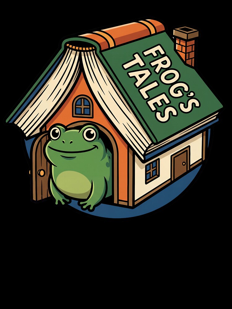 Frog’s Tales – Cute Reading Frog House by Melanie_King
