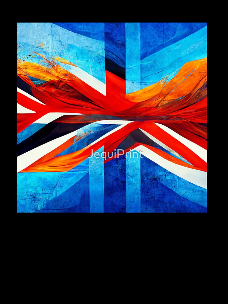 Uk Flag Surrealism by JequiPrint