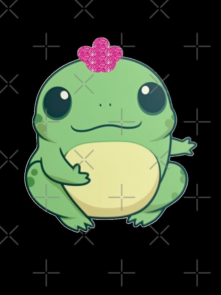 Cute Baby Flower Girl Frog by Sereneluna